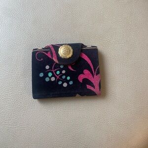 Vintage 1970s Emilio Pucci velvet card wallet